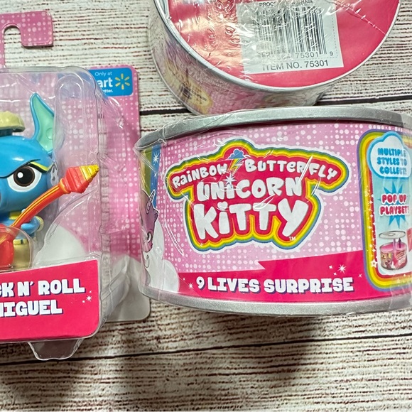 Rainbow Butterfly Unicorn Kitty Surprise Can Lot NEW - Picture 6 of 6